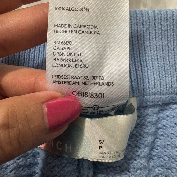 Free People Beach Hailee Relaxed Fit Textured Knit Joggers w/ Elastic Waistband - Picture 8 of 14